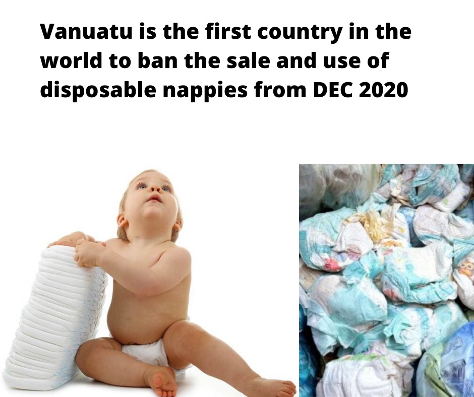 Vanuatu to ban nappies